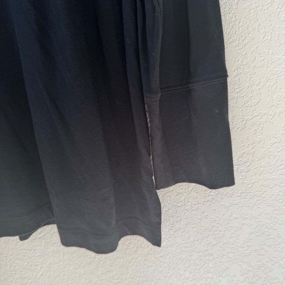 AVA & VIV Womens Black V Neck Long Sleeve Tunic Top Plus Size 1X - Picture 2 of 4